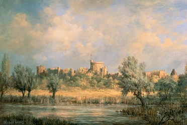 Windsor Castle: from the River Thames